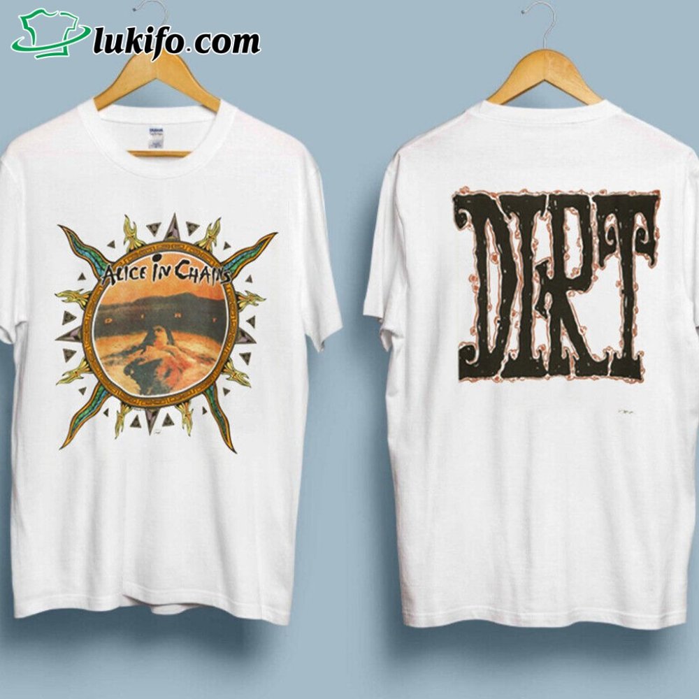 Alice in Chains 2 Side Dirt Vintage Band T-Shirt